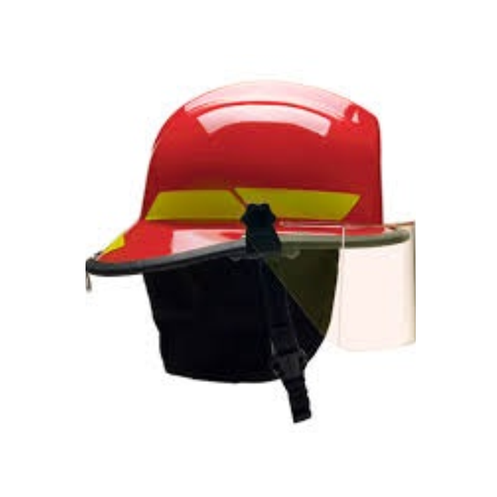 BULLARD FIRE FIGHTER HELMET THERMOPLASTIC RED – LTX
